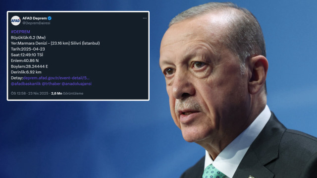 Ərdoğandan zəlzələ AÇIQLAMASI - “Hadisələri izləyirik”