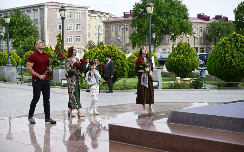 Leyla və Arzu Əliyevalar Naxçıvana səfər etdi