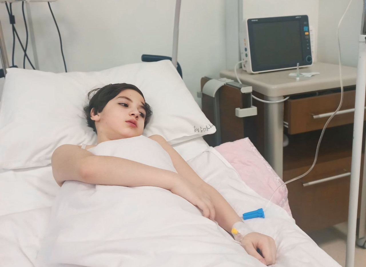 9 yaşlı Aytən təcili əməliyyat olunmalıdır - FOTOLAR