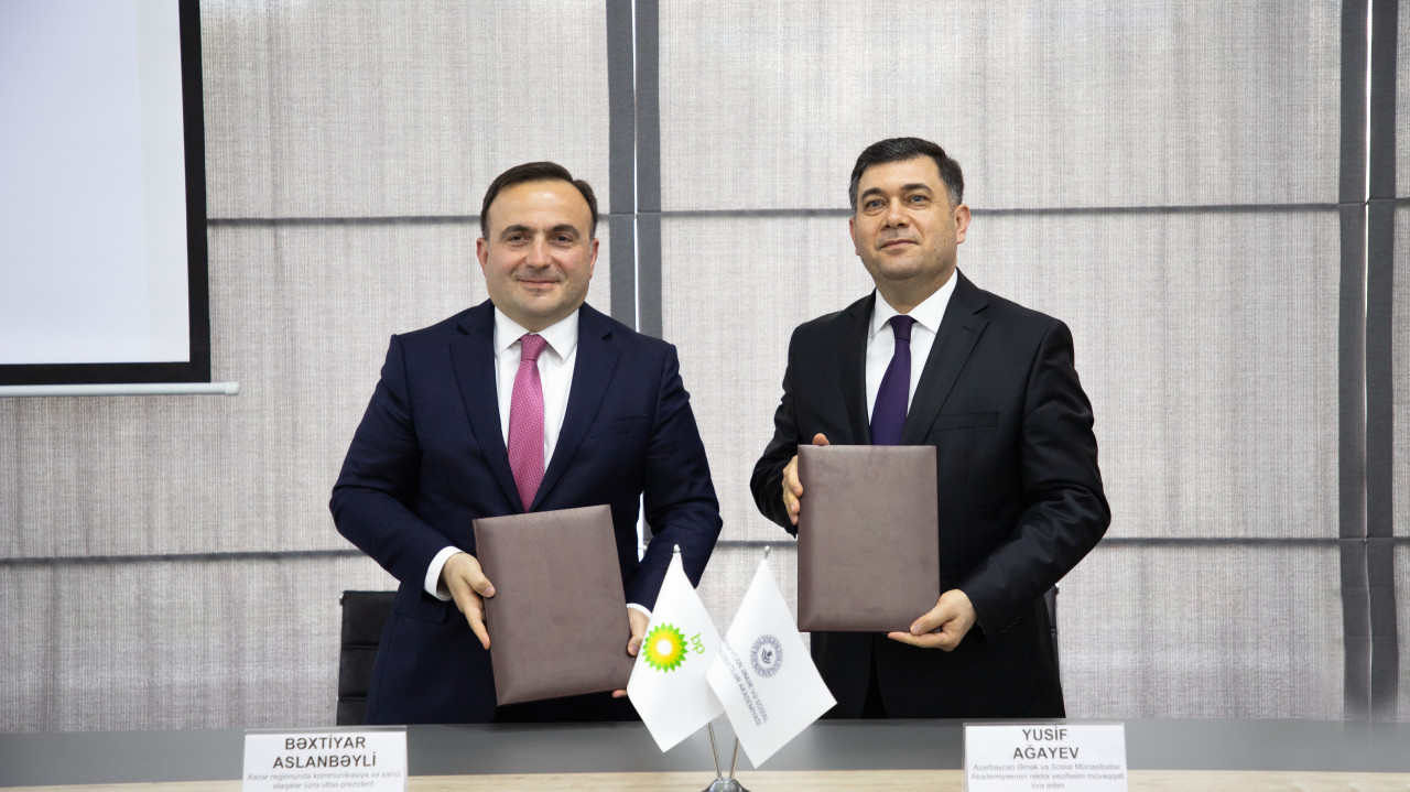 AHİK-nın akademiyası&nbsp; ilə BP arasında Memorandum imzalandı - Fotolar