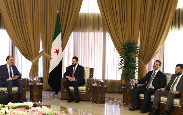İbrahim Kalın Suriya lideri ilə görüşdü