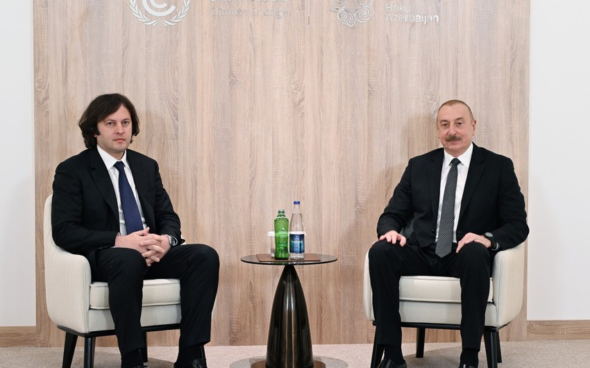 İrakli Kobaxidze İlham Əliyevi təbrik etdi