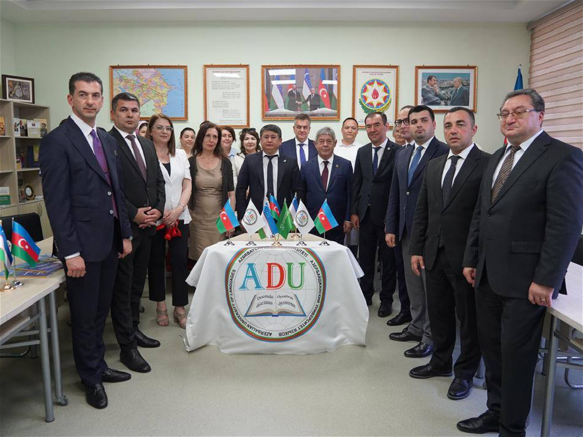 Özbəkistanda Azərbaycan dili və mədəniyyəti mərkəzinin açılışı oldu - FOTOLAR