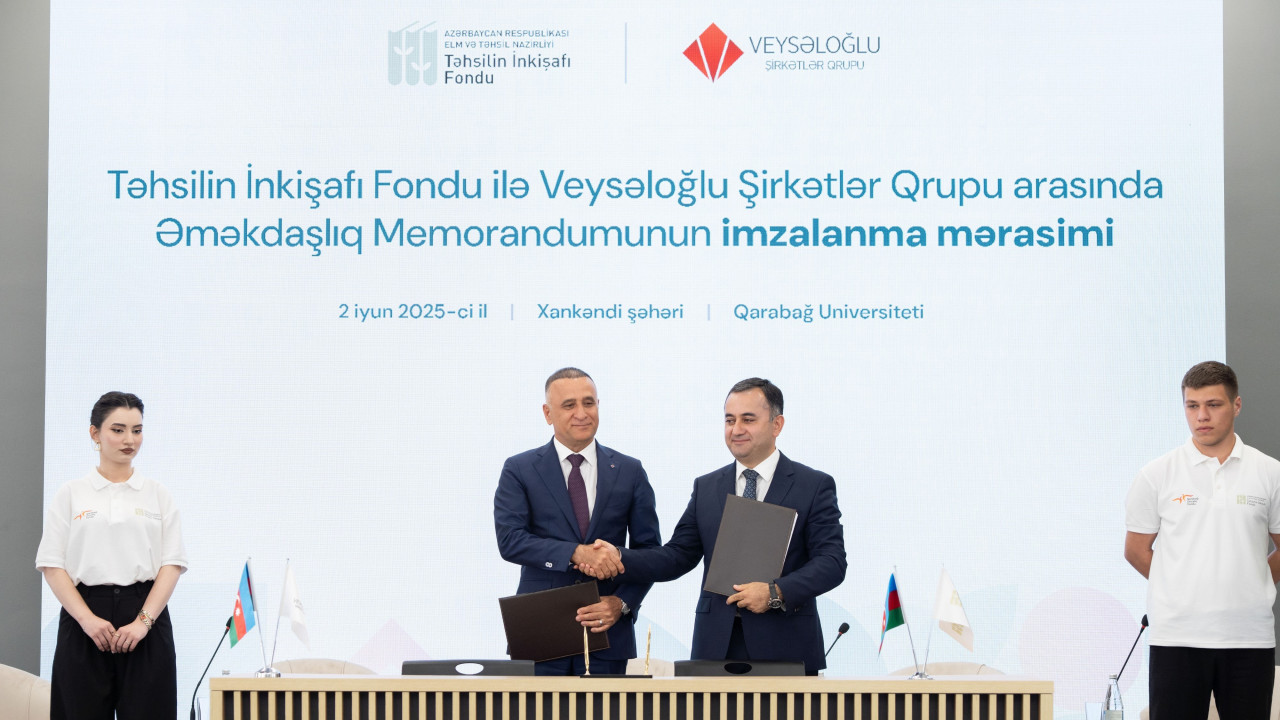 \"Veysəloğlu\"dan Qarabağ Universitetinə təhsil dəstəyi – 50 tələbəyə təqaüd ayrıldı