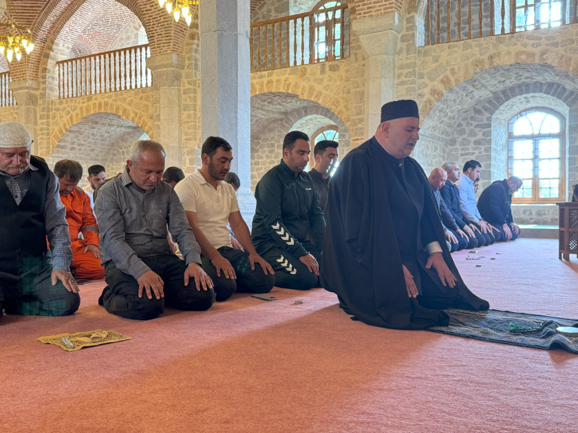 Şuşada bayram namazı qılındı