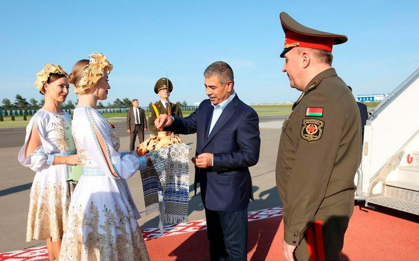 Zakir Həsənov Belarusa rəsmi səfər etdi