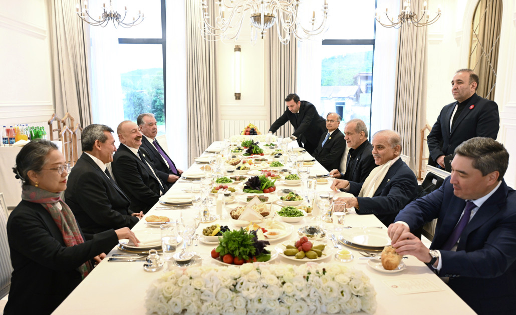 Şuşada rəsmi nahar - FOTOLAR