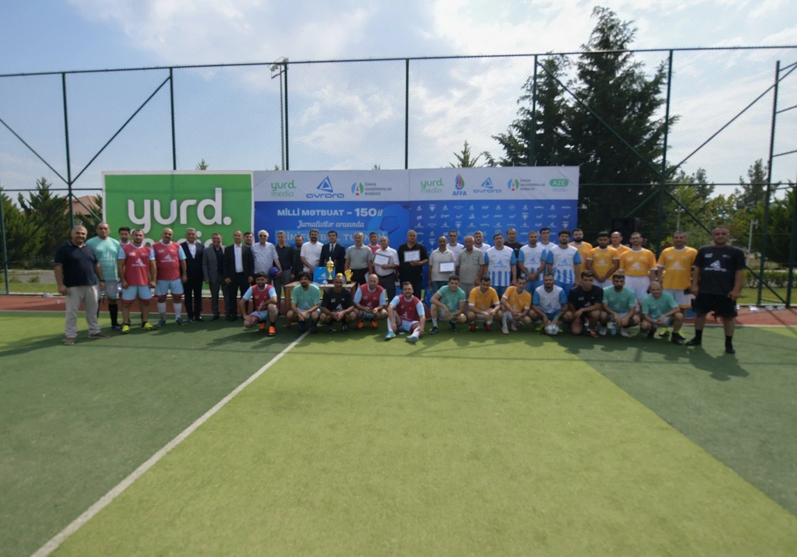 \"Milli Mətbuat - 150\" minifutbol turniri start götürüb - FOTOLAR