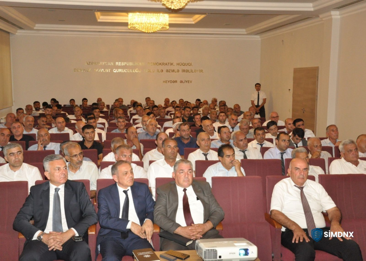 &nbsp;Biləsuvarda su ehtiyatlarından səmərəli istifadə ilə bağlı tədbirdən FOTOLAR