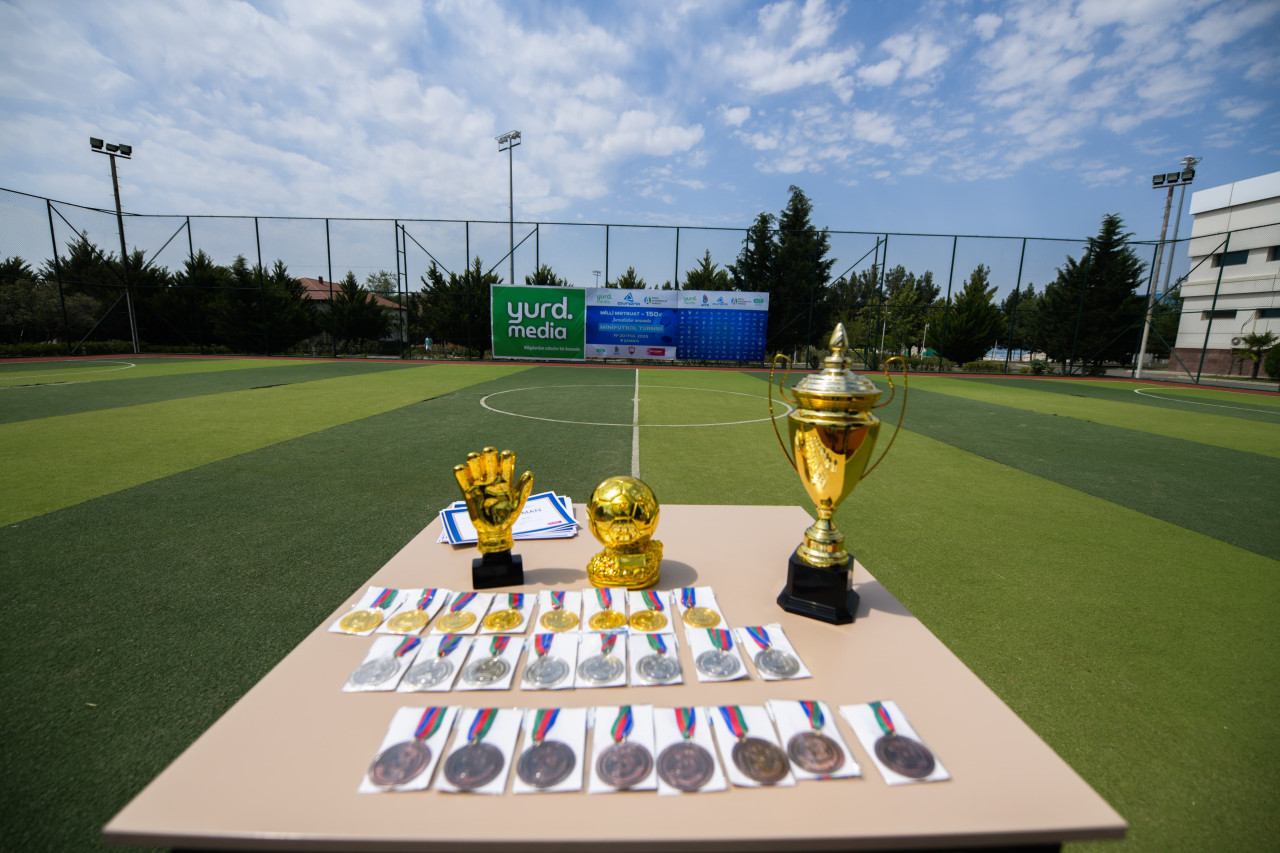 \"Milli Mətbuat – 150\" minifutbol turnirinin qalibi müəyyənləşdi - FOTOLAR