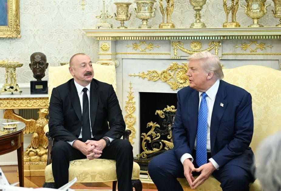 \"Trampla görüşümüz çox səmimi şəkildə, dostluq şəraitində keçdi\" - Ölkə başçısı
