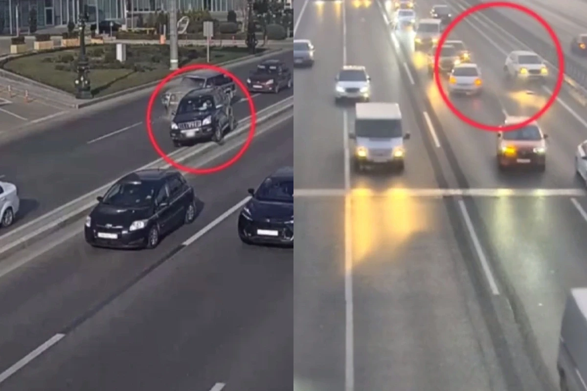 Bakıda baş verən qəzaların ANBAAN VİDEOSU