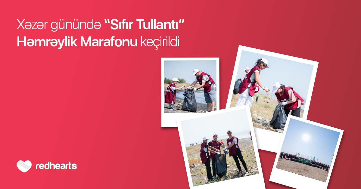 “Sıfır Tullantı” Həmrəylik Marafonu davam edir - Xəzər Günündə 768 kq tullantı toplanıldı