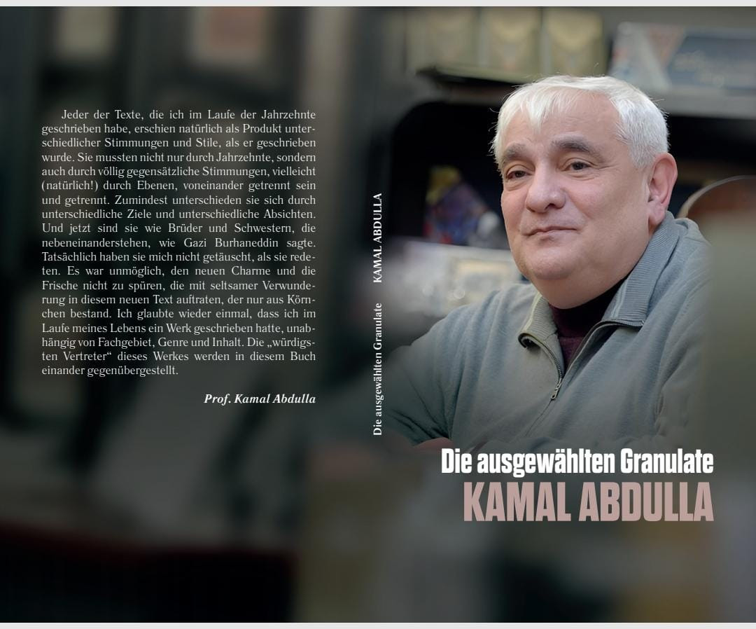 Kamal Abdullanın kitabı Almaniyada nəşr olundu