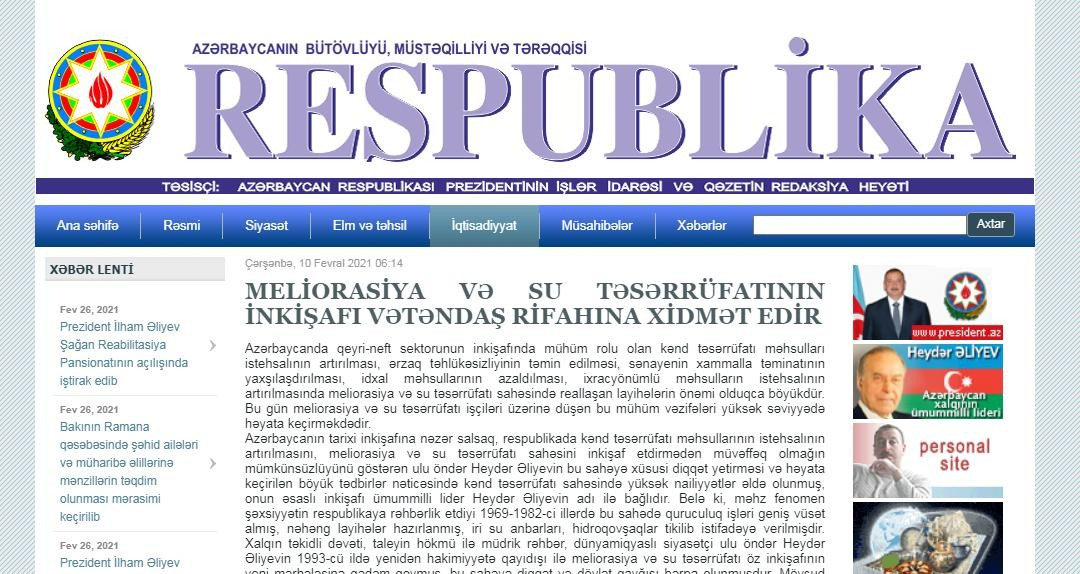 “Respublika” qəzeti bağlandı - Baş redaktora yeni vəzifə verildi