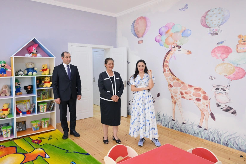 Leyla Əliyeva körpələr evi-uşaq bağçalarının açılışında - FOTOLAR