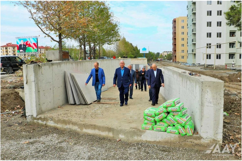 Saleh Məmmədov yol layihələrinə baxış keçirdi - FOTOLAR