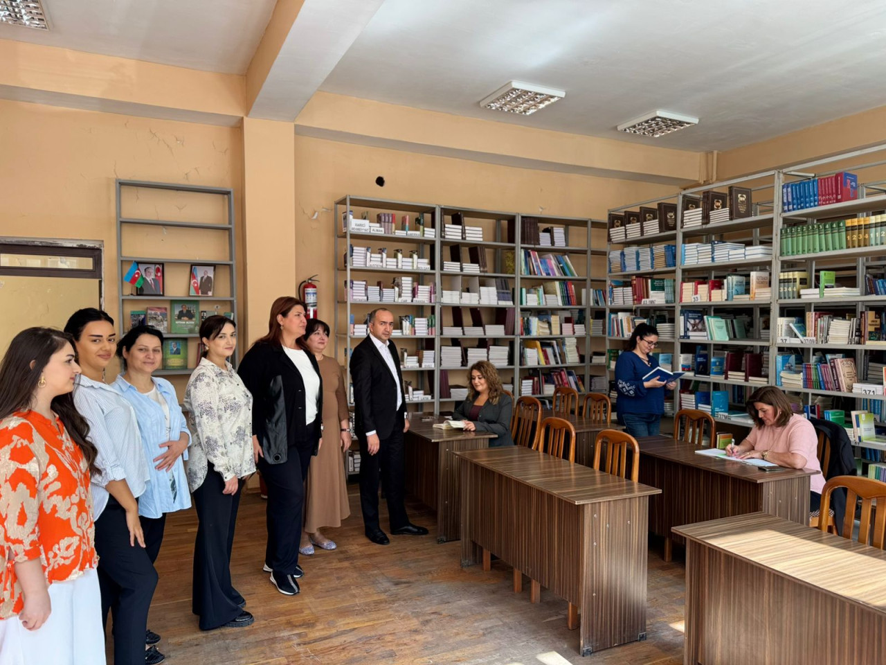 Pedaqoji Universitetdə yeni oxu zalı yaradıldı - FOTOLAR