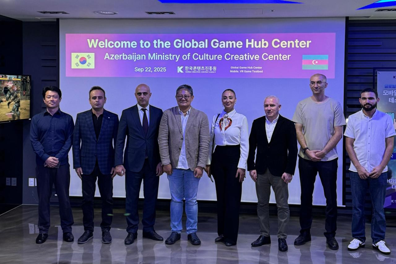 Yaradıcı Mərkəzin nümayəndə heyəti Cənubi Koreyada olub - FOTOLAR