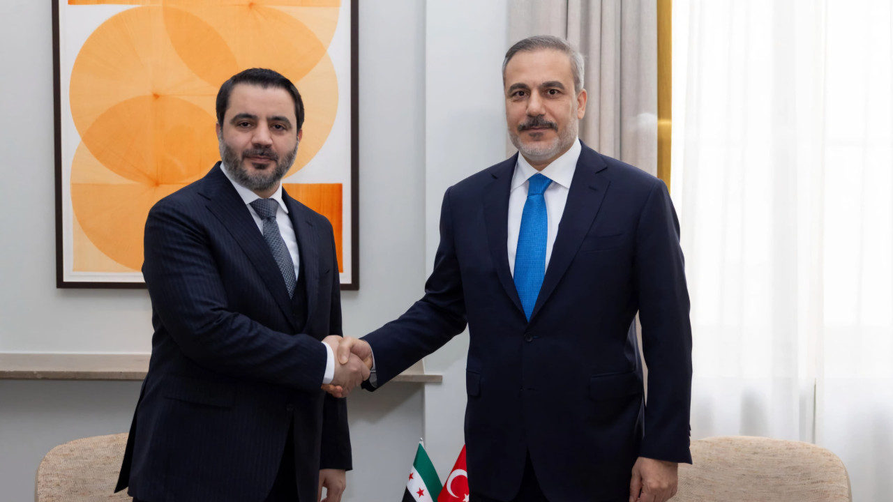 Hakan Fidan suriyalı həmkarı ilə görüşdü