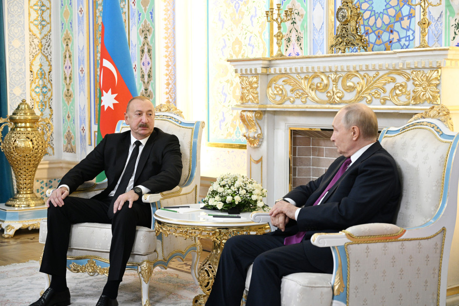 Düşənbədə İlham Əliyevlə Putinin SƏMİMİ GÖRÜNTÜLƏRİ