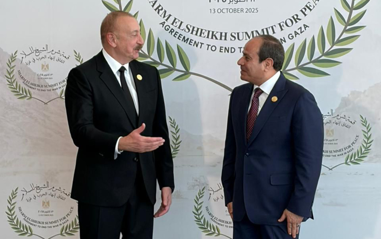 İlham Əliyev Yaxın Şərq Sülh Sammitində iştirak etdi:&nbsp;FOTO/VİDEO - YENİLƏNİB