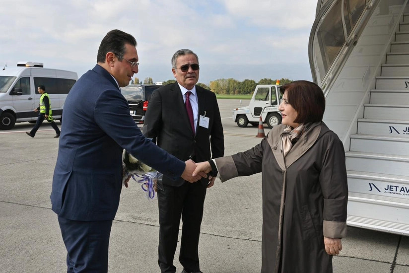 Sahibə Qafarova İsveçrəyə işgüzar səfər etdi