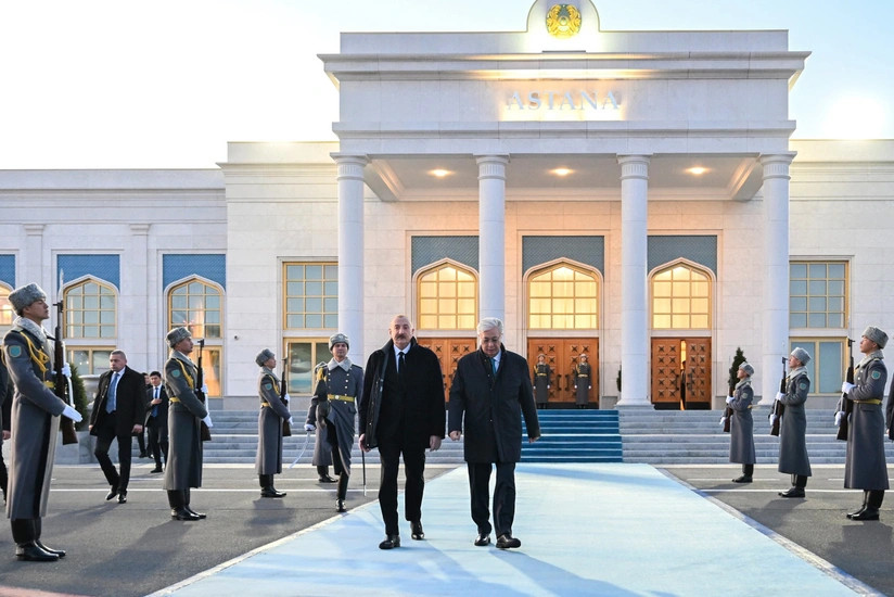 İlham Əliyevin Qazaxıstana dövlət səfəri başa çatdı