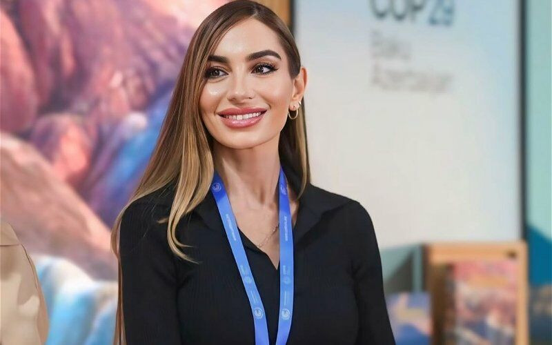 Arzu Əliyeva Qax rayonundan paylaşım etdi