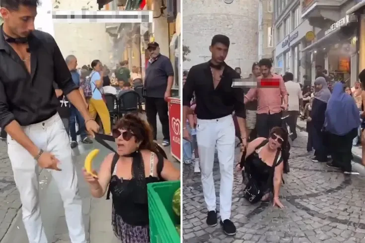 Qadının boynuna ip salıb küçədə gəzdirdi - Dediyi sözlər QALMAQAL YARATDI