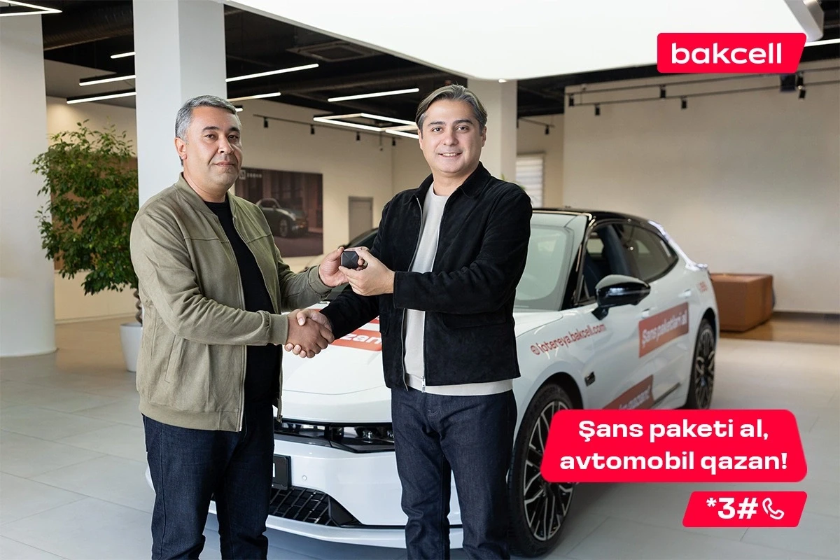 Cəmi 1 AZN-lik \"Şans\" paketi ilə avtomobil qazandı