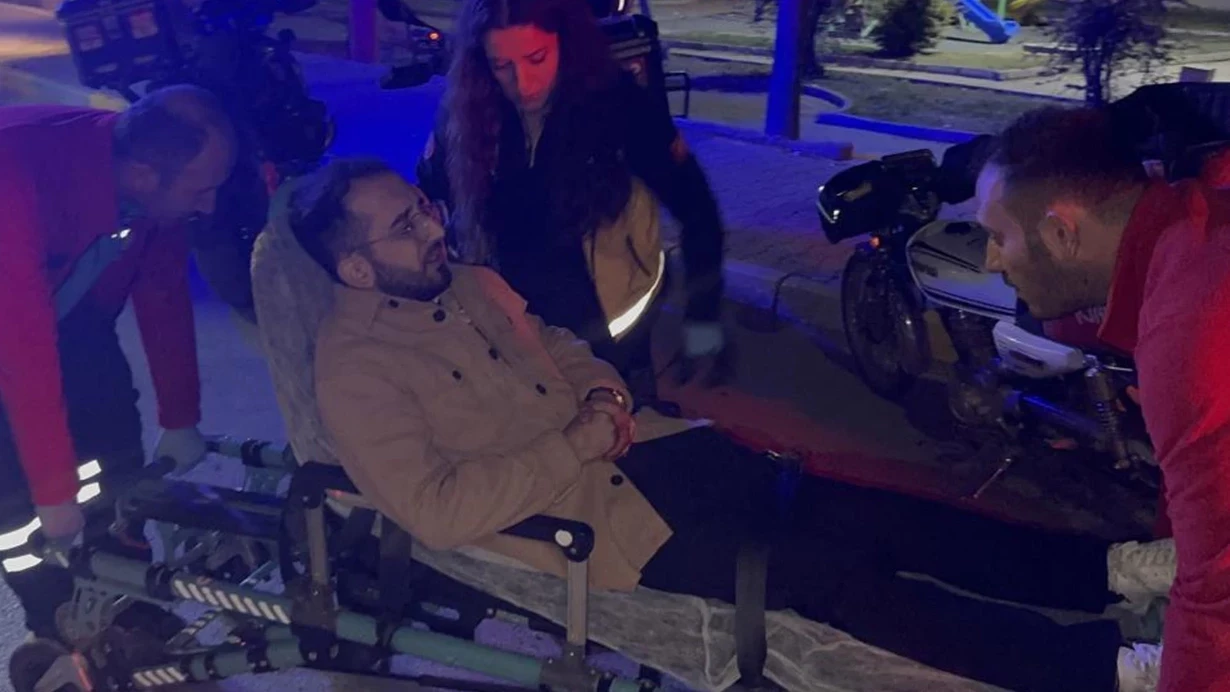 Parkda oturarkən dəhşət yaşadı 