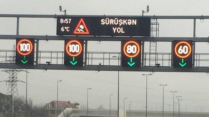 Bu yolda sürət həddi endirildi - Sürücülərin nəzərinə