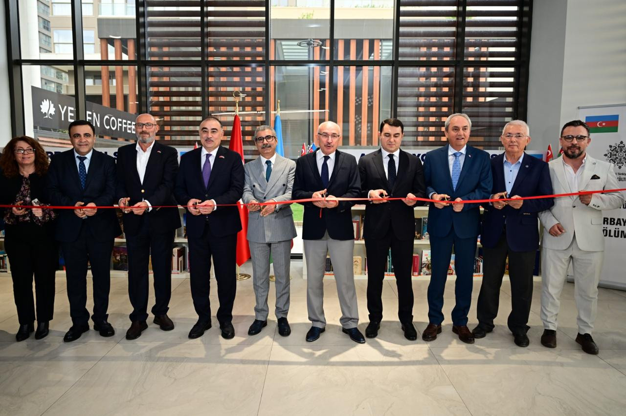 Antalya Kitabxanasında Azərbaycan bölməsinin açılışı oldu - Fotolar