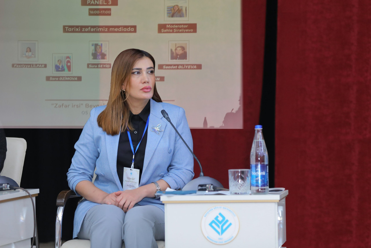 “Biz həm döyüş meydanında, həm də informasiya cəbhəsində qalibik” - Sara Əzimova