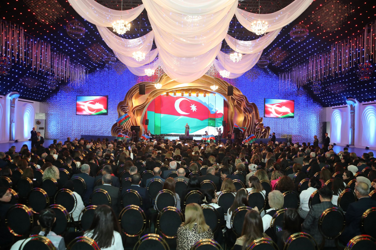 Nizami Rayonunda Zəfər Gününün 5-ci ildönümü münasibətilə tədbir keçirildi - FOTOLAR