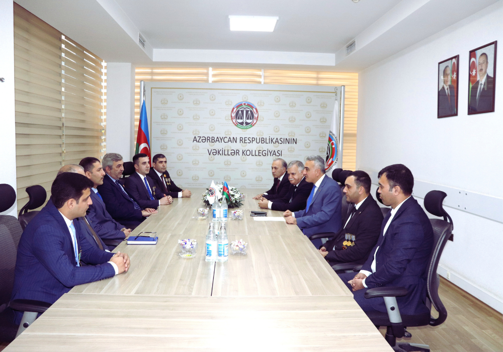 Anar Bağırov Vətən müharibəsi iştirakçısı olan vəkillərlə görüşdü - Fotolar