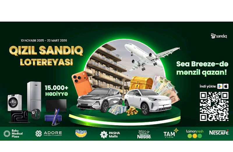 “Qızıl Sandıq” lotereyası başladı — İndi ƏDV geri-al çekləri sizə daha çox qazandıracaq