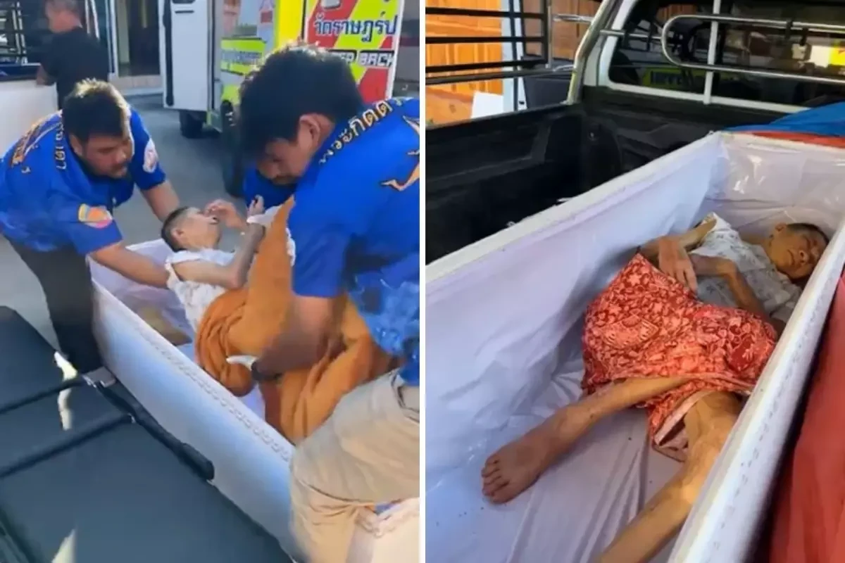 65 yaşlı qadını öldü bilib tabuta qoydular - Ayağa qalxdı