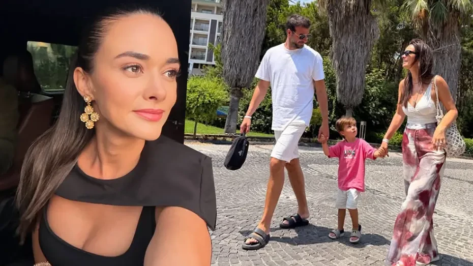 Tanınmış türk aktrisadan ailə pozları - FOTO