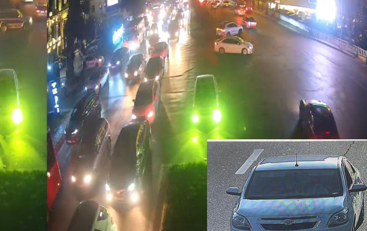 Bakıda nömrəsiz maşın sürən gənc həbs edildi - VİDEO