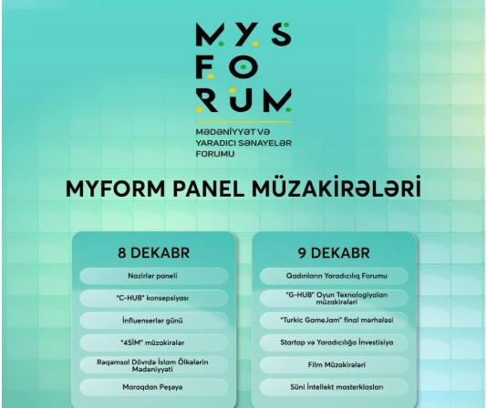 &nbsp;MyForum panel müzakirələri keçiriləcək