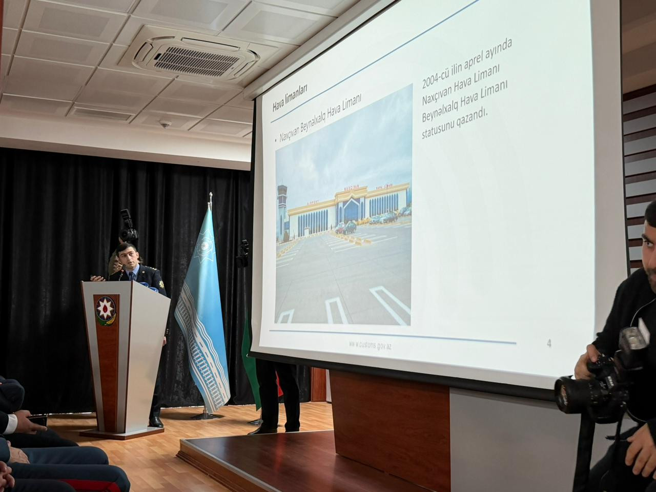 Hava Nəqliyyatında Baş Gömrük İdarəsinə mediatur təşkil olunub - FOTOLAR