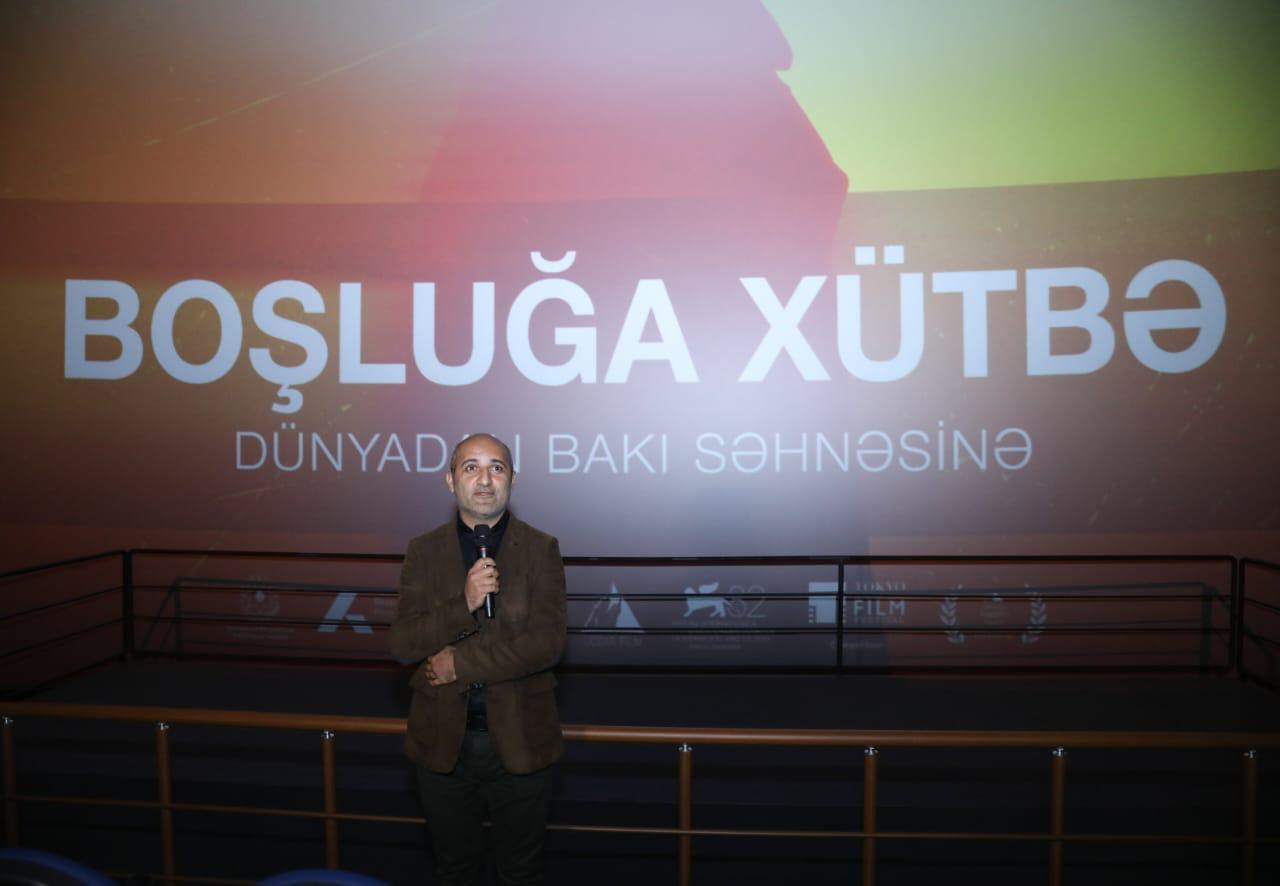 “Boşluğa xütbə”-nin Bakı premyerası böyük maraqla qarşılandı - FOTOLAR