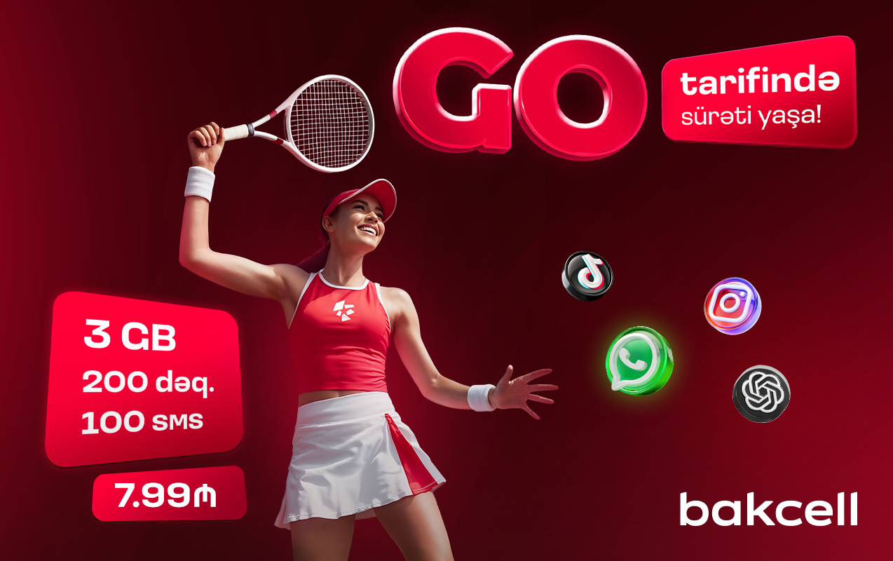 Bakcell bonuslarla zəngin yeni “GO” tariflərini təqdim edir