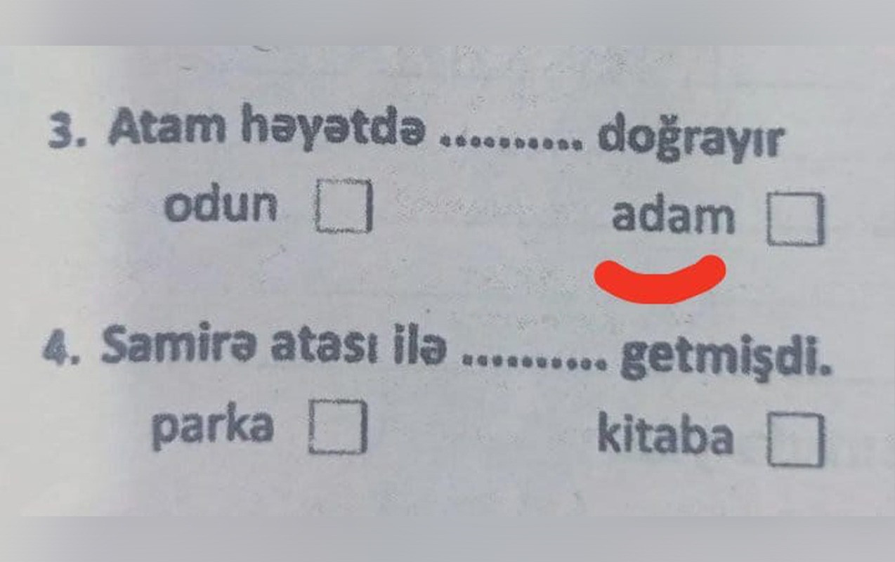 Qalmaqallı test sualı ilə bağlı RƏSMİ AÇIQLAMA
