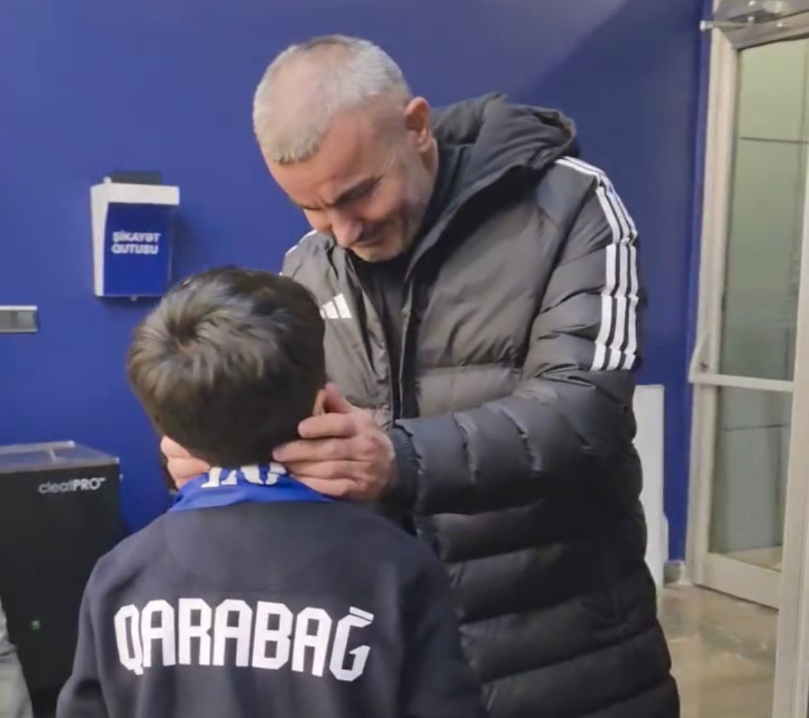 Qurban Qurbanov Əkbərlə belə görüşdü - VİDEO