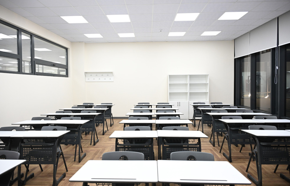 Dövlət başçısı Qarabağ Universitetində yeni binanın açılışında - FOTOLAR