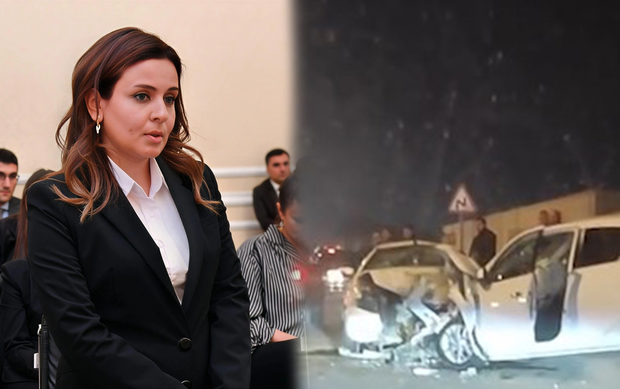 Hakimin öldüyü qəzanın görüntüləri - VİDEO