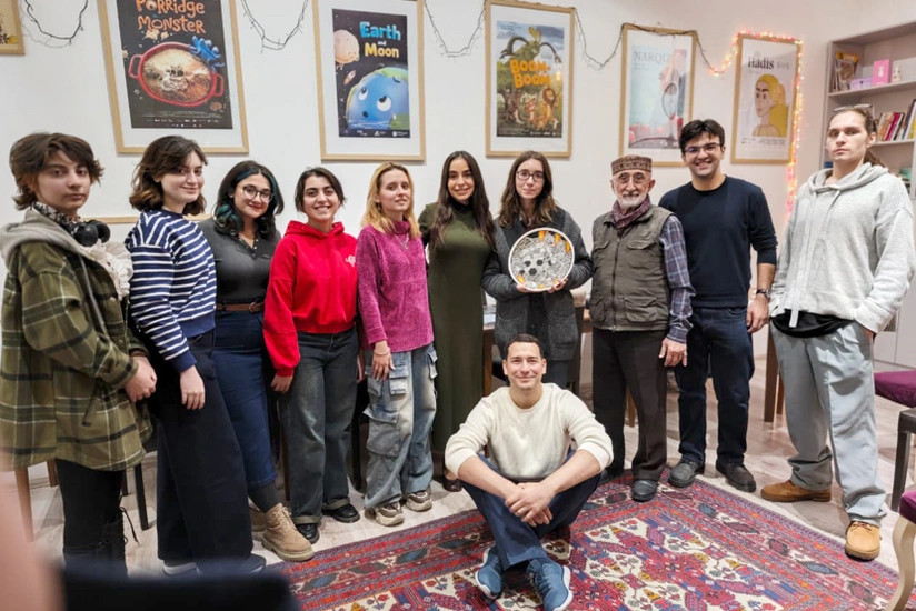 Leyla Əliyeva \"ANİMAFİLM Studio\"nun qonağı oldu - FOTO